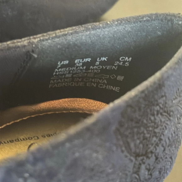 Soft Style by Hush Puppies Women's Gretel Dress Pump blue.  Size 7 - Picture 7 of 7